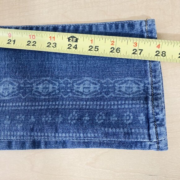 Mavi Women's Blue Denim Jeans Size 27 Distressed Low Rise Stretch Skinny - Picture 9 of 9